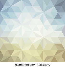 Retro pattern of geometric shapes. Colorful-mosaic. Retro triangle background