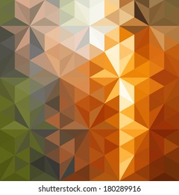 Patrón retro de formas geométricas. Mosaico colorido. Fondo del triángulo retro