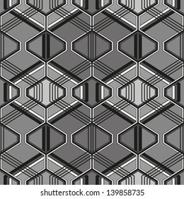 Retro pattern of geometric shapes.Black and white mosaic. Geometric hipster retro background. Retro triangle background