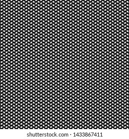 Retro pattern with a kind of small white crosses on black background. Textile. Knit. Cover. Vector illustration.