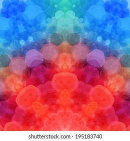 Retro pattern made of hexagonal shapes. Mosaic background. Vector illustration.