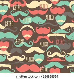 Retro pattern seamless texture