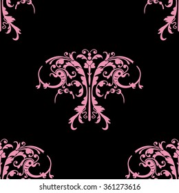Retro pattern seamless vector background