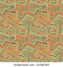 Retro pattern. Vector seamless texture. 