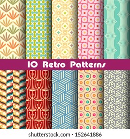 Retro Patterns Collection  2 For Making Seamless Wallpapers