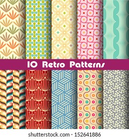 retro patterns collection  2 for making seamless wallpapers