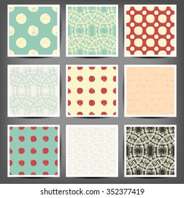 retro patterns collection   for making seamless wallpapers