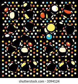 retro patterns dot
