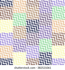 Retro Pattern.Striped background.Repeating colorful wallpaper.Vintage seamless lines.Vector illustration.Geometric textured surface for your design.