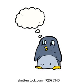 Retro-Pinguin-Cartoon