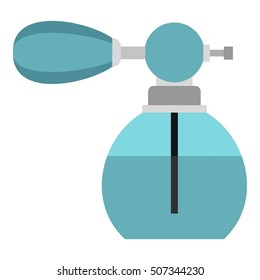 Retro perfume icon. Flat illustration of retro perfume vector icon for web