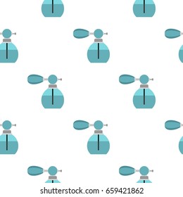 Retro perfume pattern seamless flat style for web vector illustration