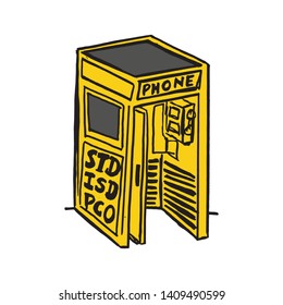 Retro Phone Booth STD ISD PCO