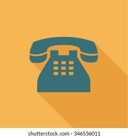 retro phone icon