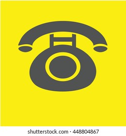 icono del teléfono retro