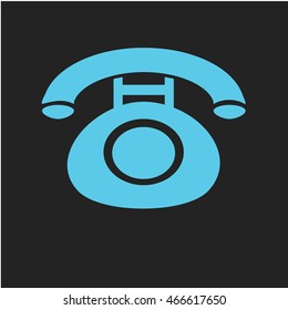 retro phone  icon