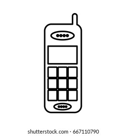 retro phone icon