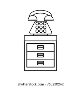 retro phone icon