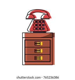 retro phone icon