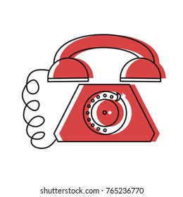retro phone icon