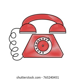 retro phone icon