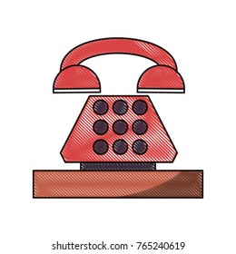 retro phone icon
