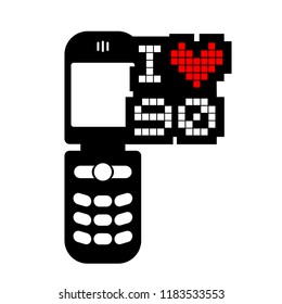 retro phone illustration