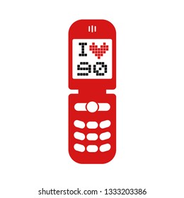 retro phone illustration