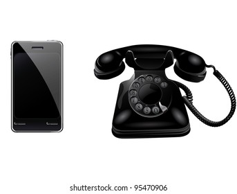 Retro phone and smart phone