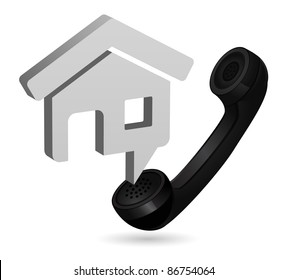 retro phone with speech bubble