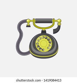 Retro Phone Vector Old Conversation Ring