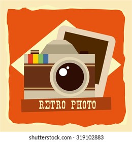 retro photo design, vector illustration eps10 graphic 