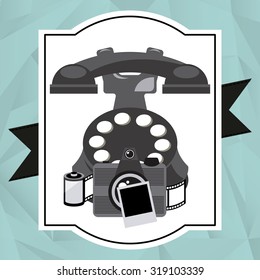 retro photo design, vector illustration eps10 graphic 
