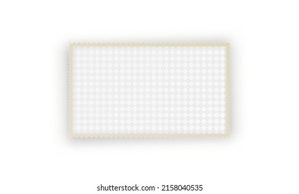 retro photo frame vector design, Torn paper is a picture frame isolated of transparency.