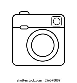 retro photographic camera icon vector illustration design