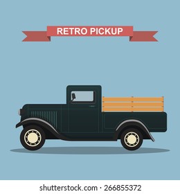 Retro Pickup Truck