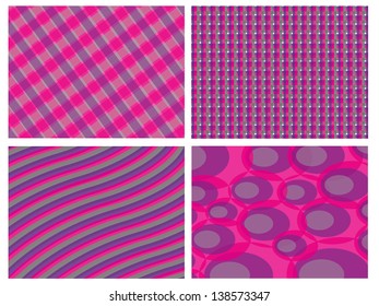 Retro pink and violet combo background