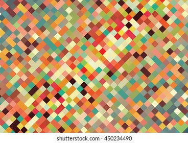 Retro Pixel Art Background Stock Vector (Royalty Free) 450234490 ...