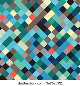 A retro pixel art background pattern