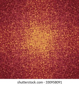 Retro pixel art style vector background