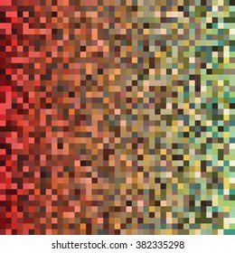 Retro Pixel Art Template Background