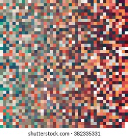 Retro Pixel Art Template Background