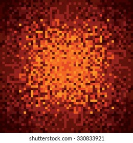 Retro Pixel art vector background