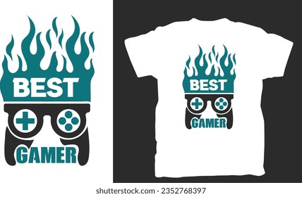 Retro Pixel Glory - Gamer T-Shirt Design.
Step back in time to the golden age of gaming with our 'Retro Pixel Glory' gamer t-shirt.