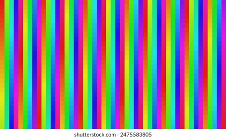 Retro Pixel Rainbow Glitch Broken LED Screen Effect. Abstract Digital Pixel Noise Glitch Error. Vector Illustration.