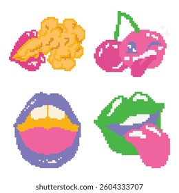 Retro Pixelated Geometric Tech with Nostalgic Web Aesthetics