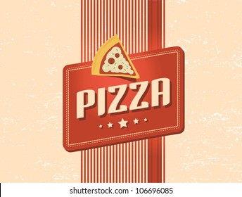 retro pizza design