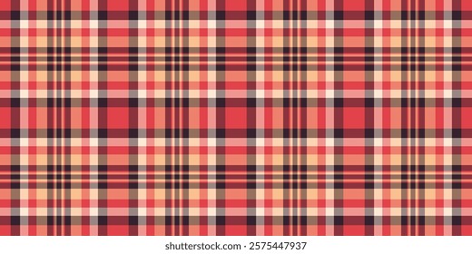 Retro plaid design with nostalgic tones and textured fabric look. Perfect for vintage fashion, home textiles, or DIY craft projects with timeless charm.