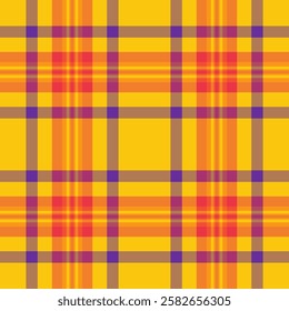 Retro plaid design with nostalgic tones and textured fabric look. Perfect for vintage fashion, home textiles, or DIY craft projects with timeless charm.