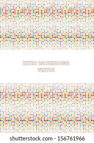 retro polka dots background with place for your text